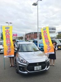 スイフトスポーツ試乗車、新しくなりました！